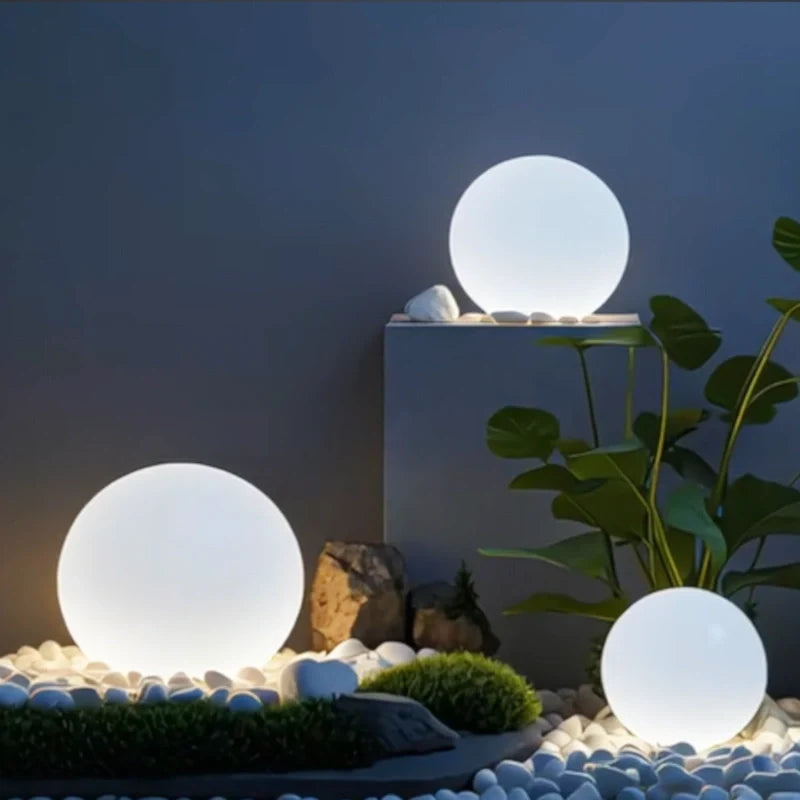 Spherical Garden Light – 16-Colour Remote-Control Outdoor Orb Light