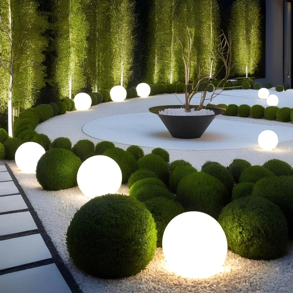 Spherical Garden Light – 16-Colour Remote-Control Outdoor Orb Light