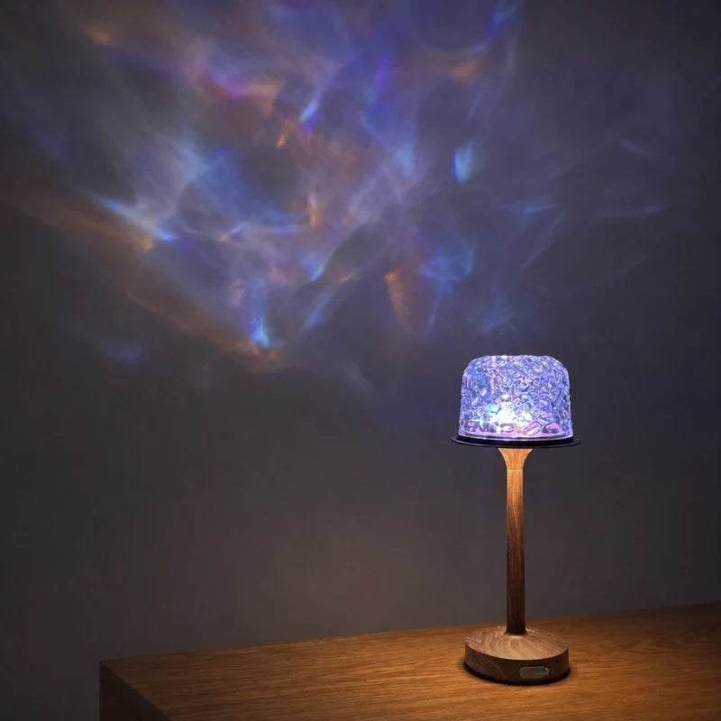 Aurora™ Northern Lights Table Lamp & Projector – 16-Colour Remote-Control Ambient Light