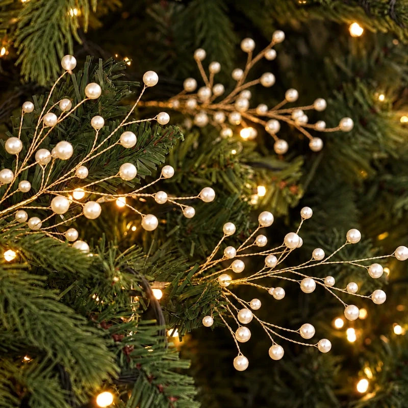Frost Beaded Christmas Picks — Christmas tree decorations (12)