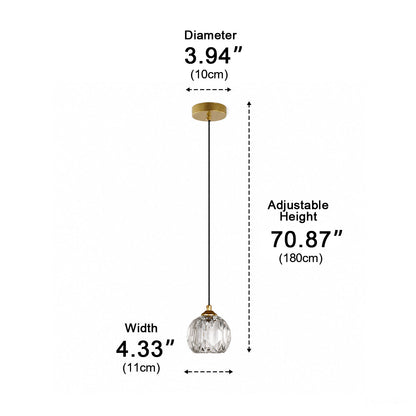 Aurelia Crystal Pendant Light — dimmable dining pendant (8)