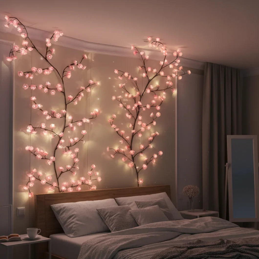 Sakura LED Cherry Blossom Light — LED branch wall light