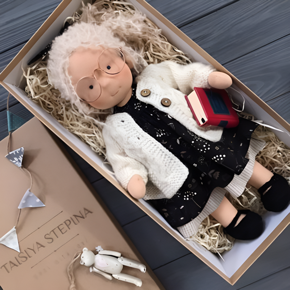 Handmade Waldorf Cuddly Doll