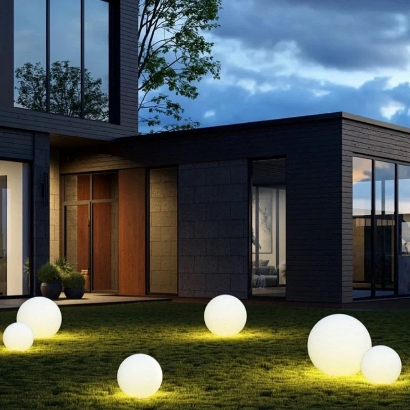 Spherical Garden Light – 16-Colour Remote-Control Outdoor Orb Light