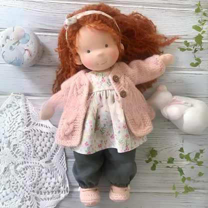 Handmade Waldorf Cuddly Doll