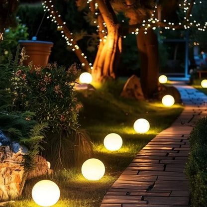 Spherical Garden Light – 16-Colour Remote-Control Outdoor Orb Light