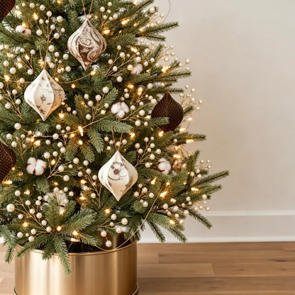 Frost Beaded Christmas Picks — Christmas tree decorations