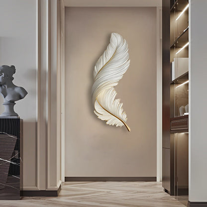 Plume Elegant Feather LED Wall Art Lamp | Remote-Controlled Ambient Light