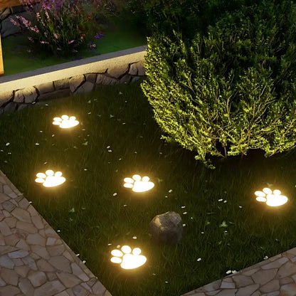 PawGlow™ Solar Paw Print Garden Lights – Dusk Sensor Outdoor Décor Lights