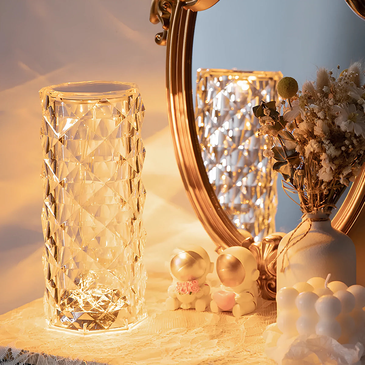 Prism Crystal Table Lamp — cordless crystal lamp