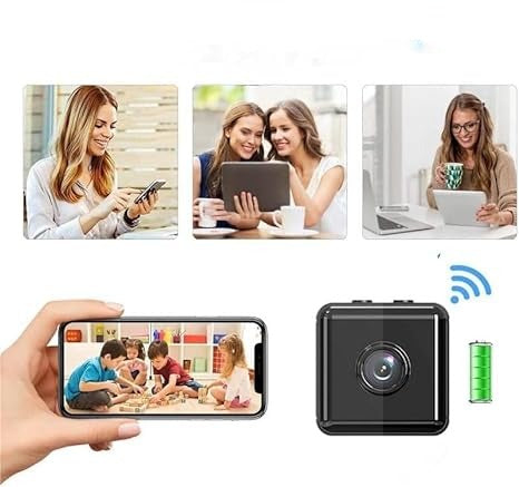 SecureView Mini 1080P WiFi Security Camera | Wireless Full HD Camera with Night Vision & App Control