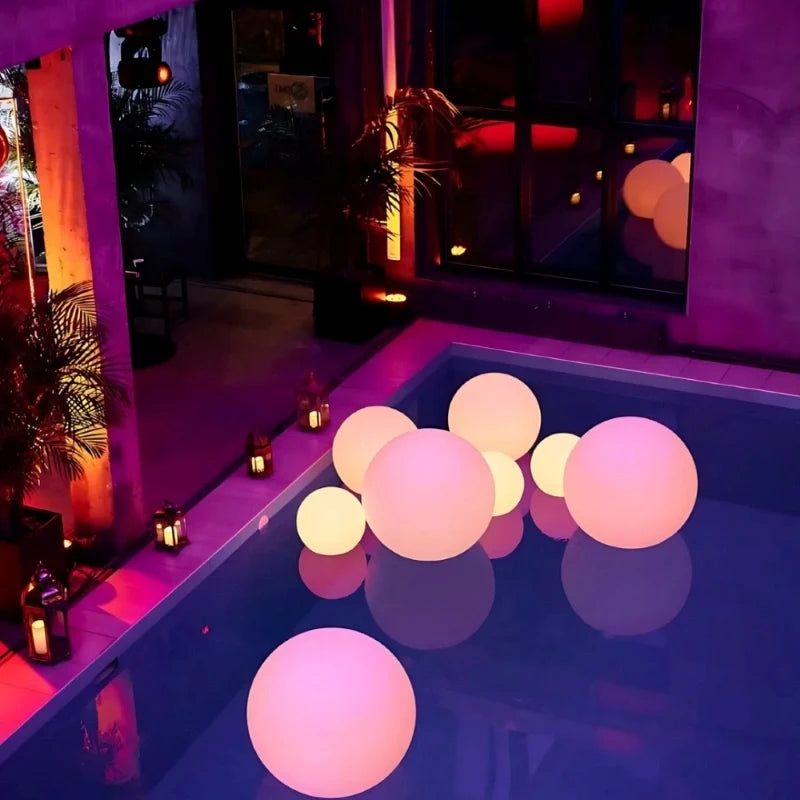 Spherical Garden Light – 16-Colour Remote-Control Outdoor Orb Light
