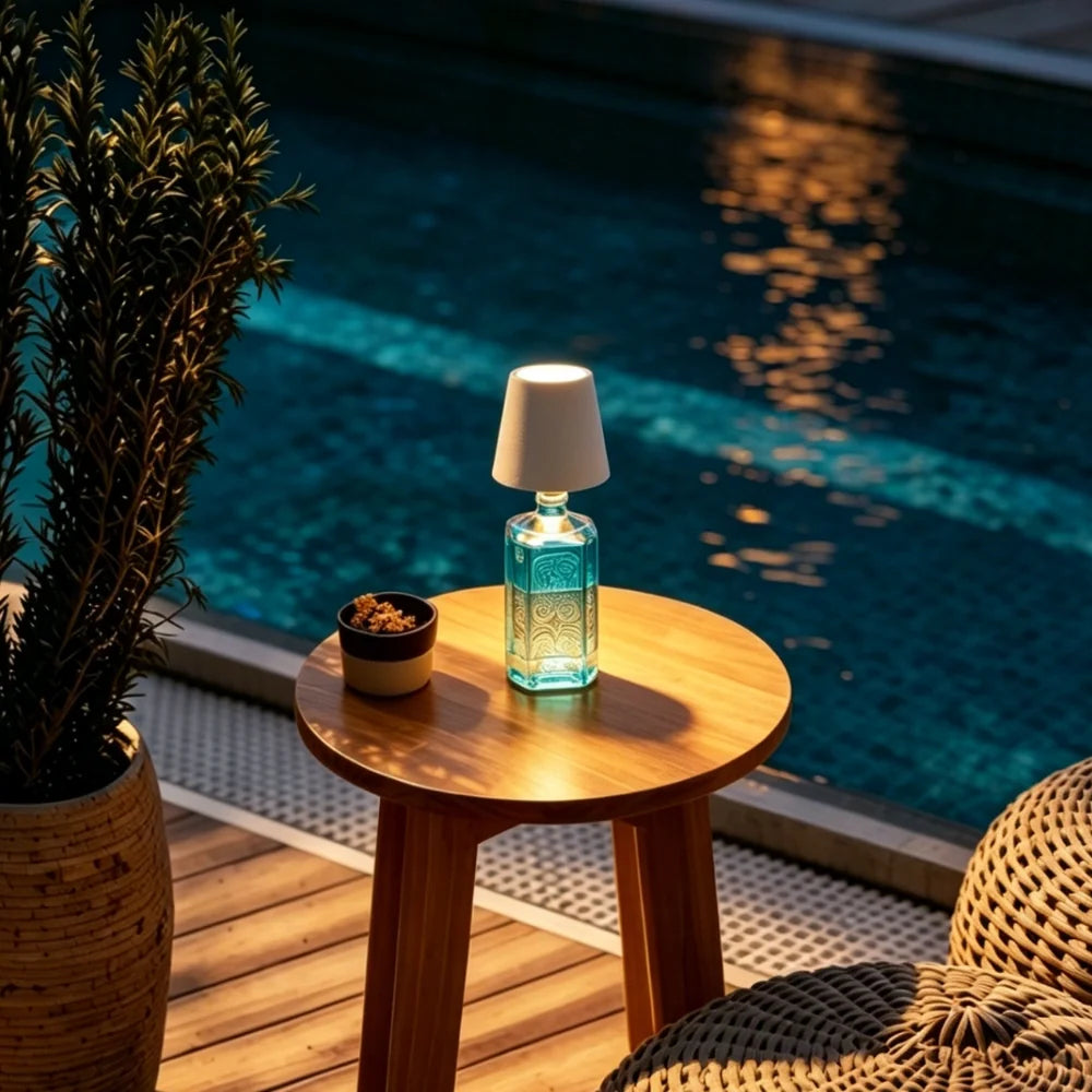Decant Cordless Bottle Lamp — rechargeable lamp shade (15)