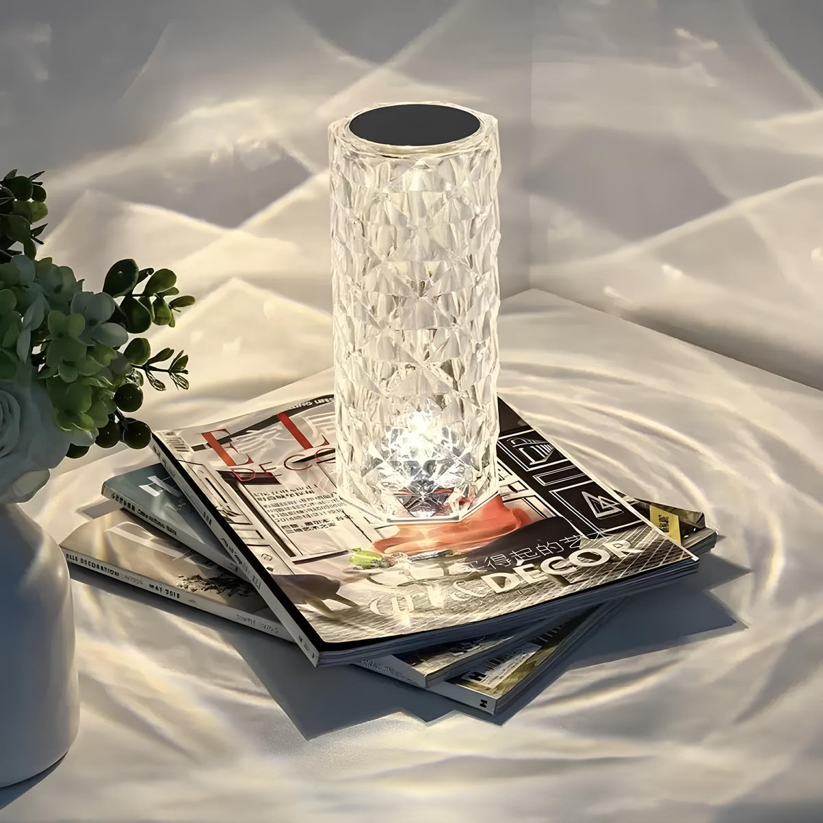 Prism Crystal Table Lamp — rechargeable touch lamp (10)