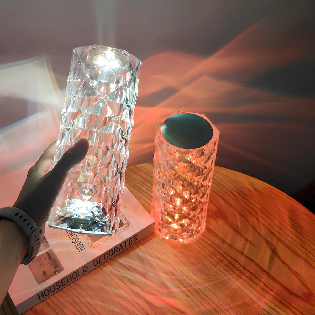 Prism Crystal Table Lamp — crystal lamp with remote (7)