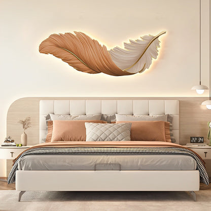 Plume Elegant Feather LED Wall Art Lamp | Remote-Controlled Ambient Light