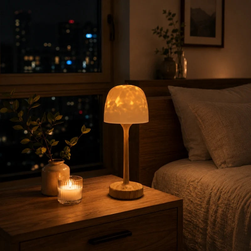 Aurora™ Northern Lights Table Lamp & Projector – 16-Colour Remote-Control Ambient Light