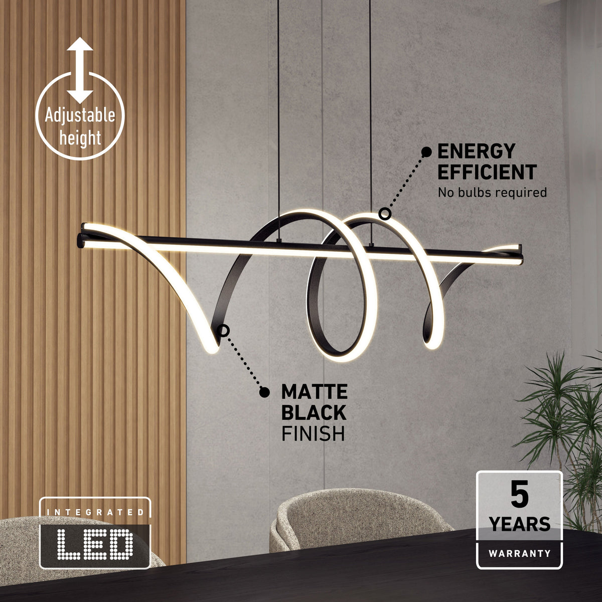 Strata LED Pendant Light — hanging pendant light (7)