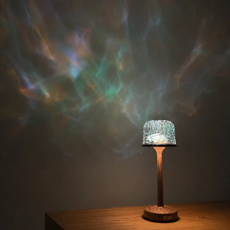Aurora™ Northern Lights Table Lamp & Projector – 16-Colour Remote-Control Ambient Light