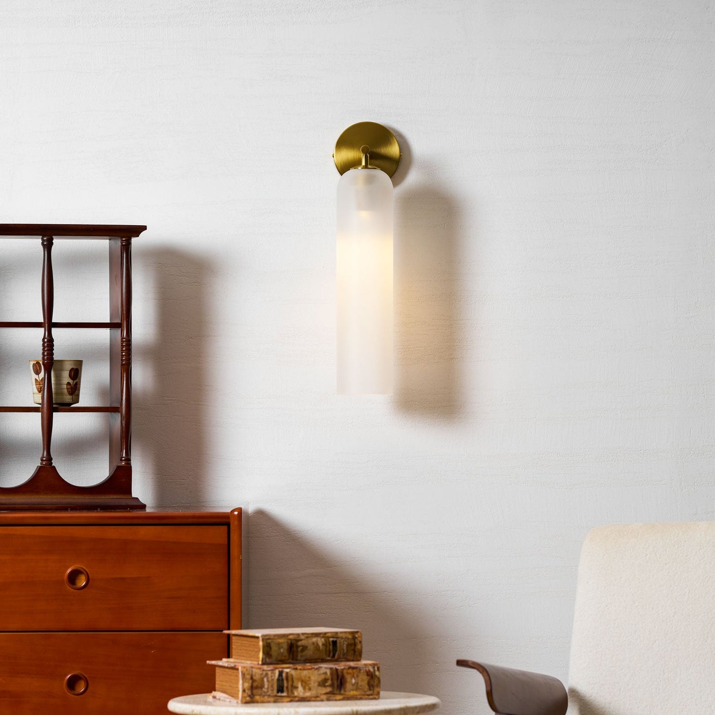Art Glass Wall Sconce | Mouth-Blown Glass Wall Light, 7 Finishes