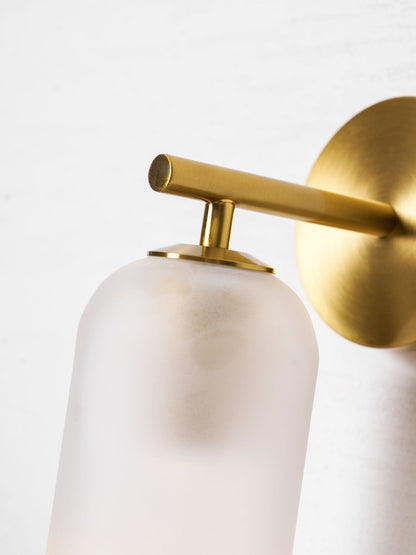 Art Glass Wall Sconce | Mouth-Blown Glass Wall Light, 7 Finishes