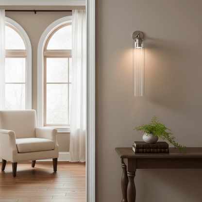 Art Glass Wall Sconce | Mouth-Blown Glass Wall Light, 7 Finishes