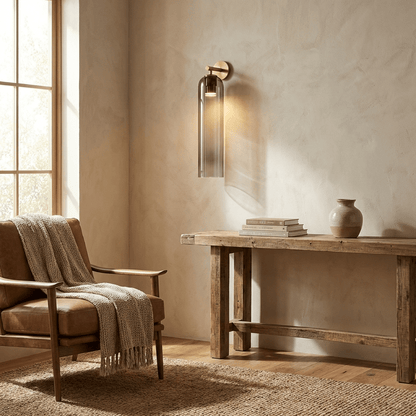 Art Glass Wall Sconce | Mouth-Blown Glass Wall Light, 7 Finishes