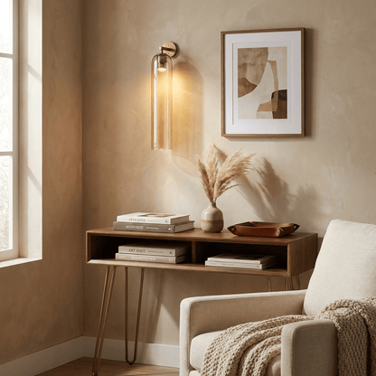 Art Glass Wall Sconce | Mouth-Blown Glass Wall Light, 7 Finishes