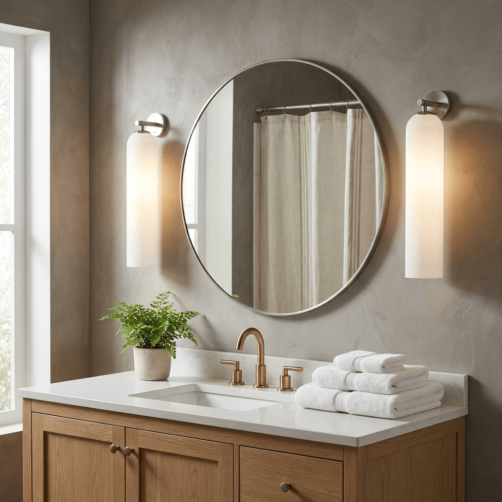 Art Glass Wall Sconce | Mouth-Blown Glass Wall Light, 7 Finishes