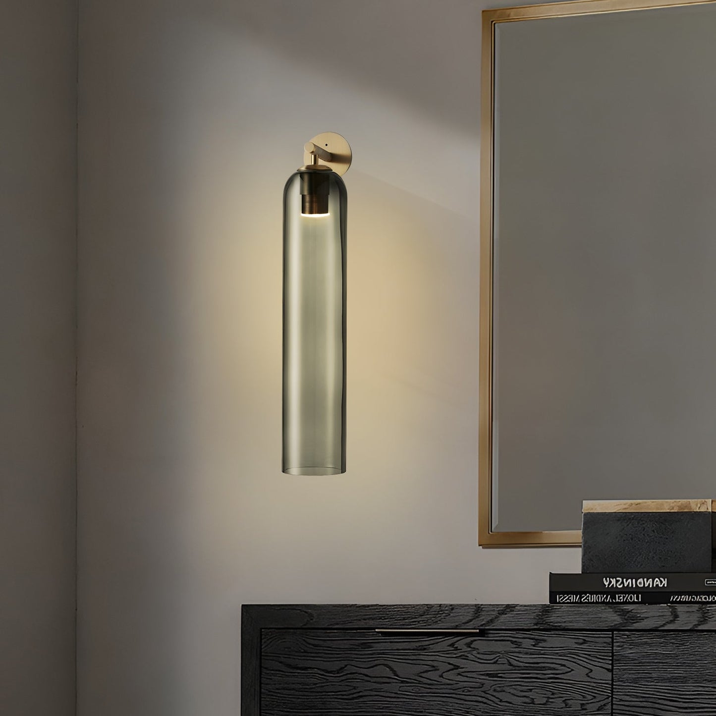 Art Glass Wall Sconce | Mouth-Blown Glass Wall Light, 7 Finishes