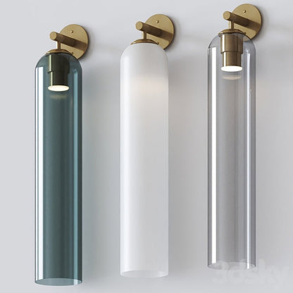 Art Glass Wall Sconce | Mouth-Blown Glass Wall Light, 7 Finishes