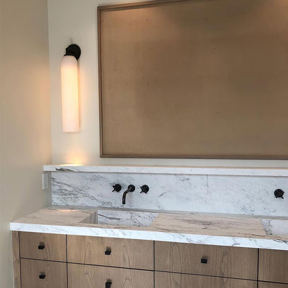 Art Glass Wall Sconce | Mouth-Blown Glass Wall Light, 7 Finishes