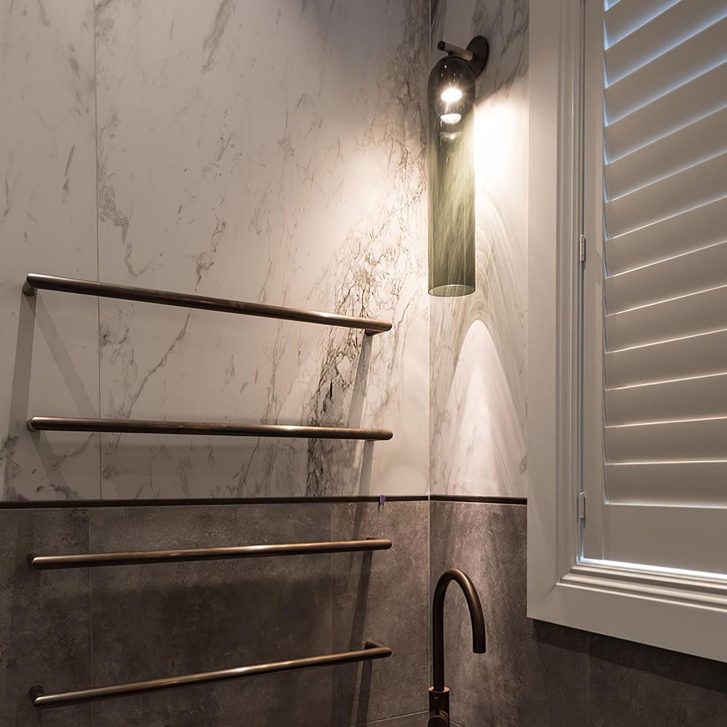 Art Glass Wall Sconce | Mouth-Blown Glass Wall Light, 7 Finishes