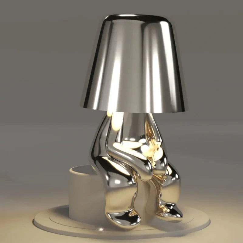 Buddy Cordless Figure Lamp — gold figure lamp (17)