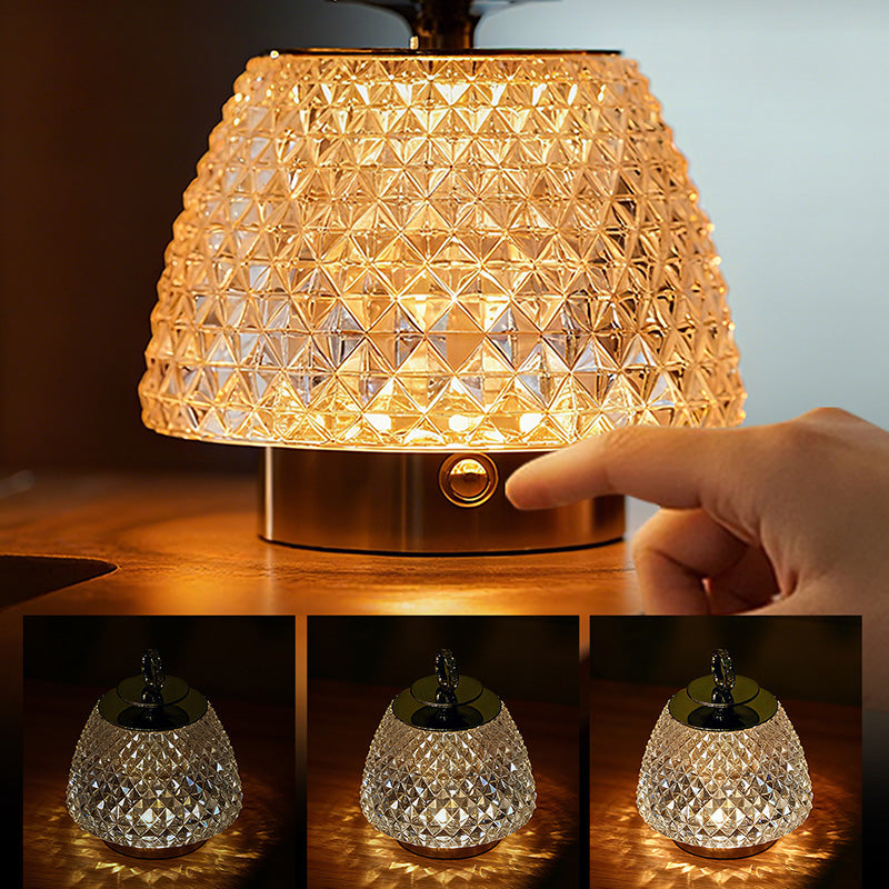 Clara Glass Table Lamp — dimmable bedside lamp (6)