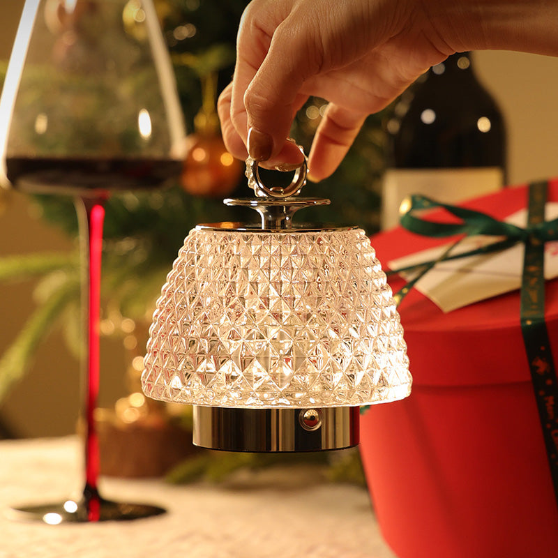 Clara Glass Table Lamp — glass lamp with remote (12)