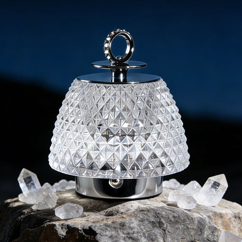 Clara Glass Table Lamp — dimmable bedside lamp