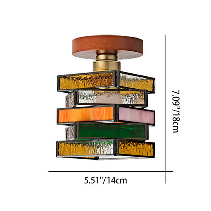 Marlow Tiffany Ceiling Light — tiffany style ceiling lamp