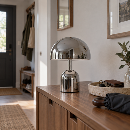 Nova Cordless Table Lamp — rechargeable mushroom lamp