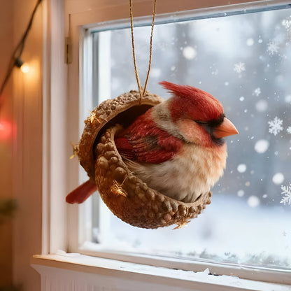 Hazel Woodland Christmas Ornament — acorn tree decoration (10)