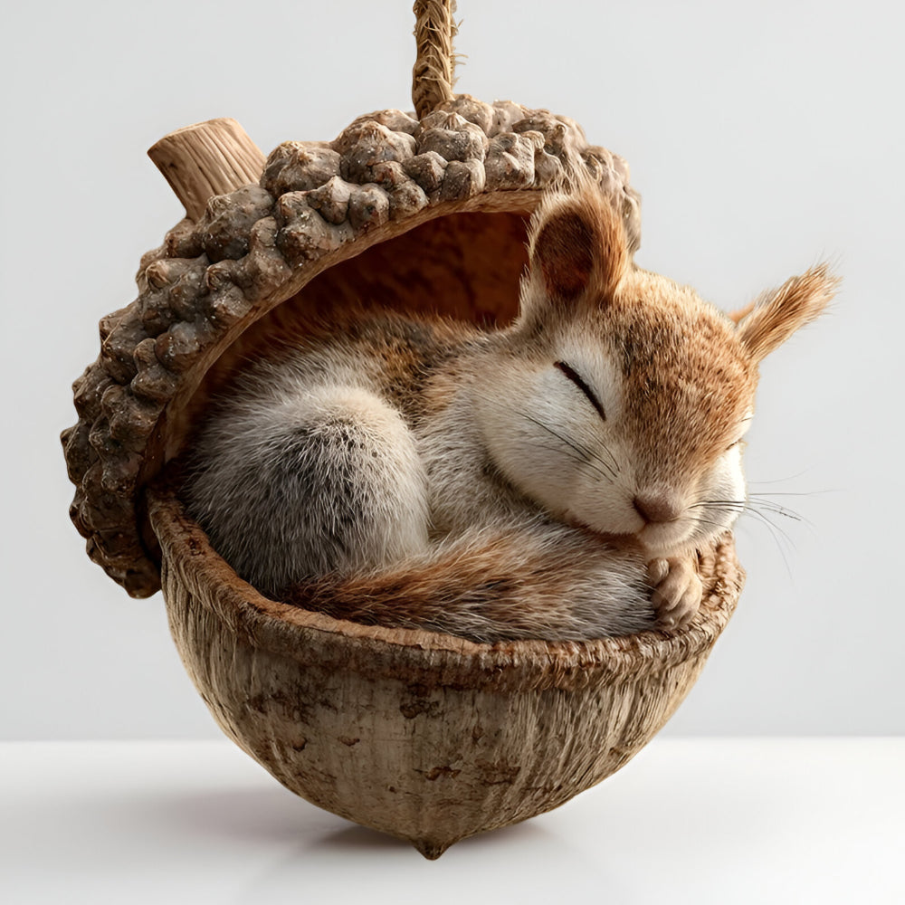 Hazel Woodland Christmas Ornament — woodland Christmas ornament (13)