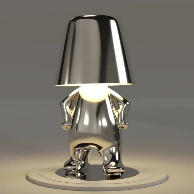 Buddy Cordless Figure Lamp — decorative gold lamp (16)