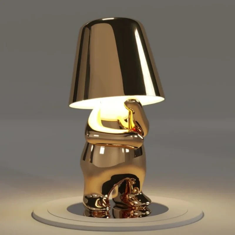 Buddy Cordless Figure Lamp — gold figure lamp (13)