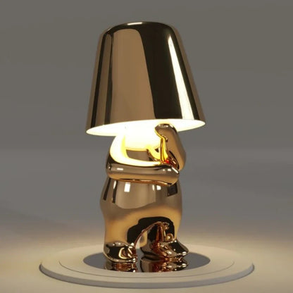 Buddy Cordless Figure Lamp — gold figure lamp (13)