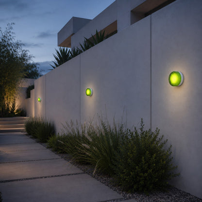 Dimple Outdoor Wall Sconce | Modern LED Wall Light with 3 Colour Finishes