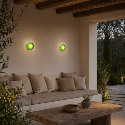 Dimple Outdoor Wall Sconce | Modern LED Wall Light with 3 Colour Finishes