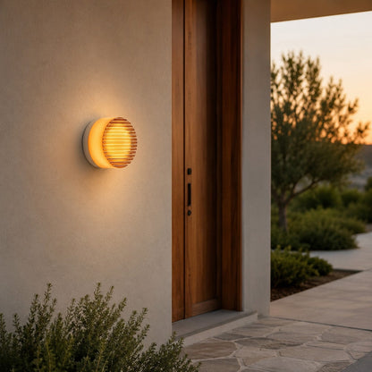 Dimple Outdoor Wall Sconce | Modern LED Wall Light with 3 Colour Finishes