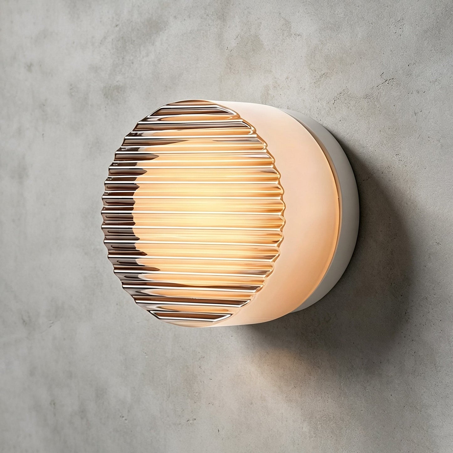 Dimple Outdoor Wall Sconce | Modern LED Wall Light with 3 Colour Finishes