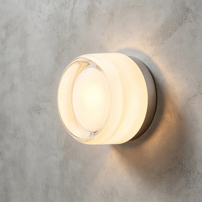 Dimple Outdoor Wall Sconce | Modern LED Wall Light with 3 Colour Finishes
