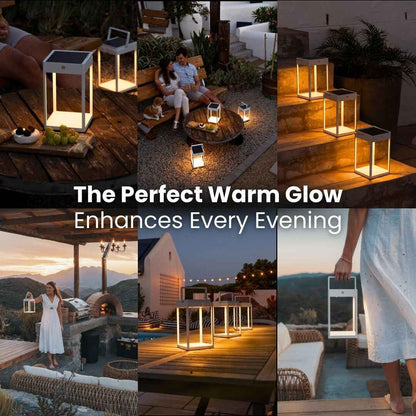 Luxury Metal Solar Lantern